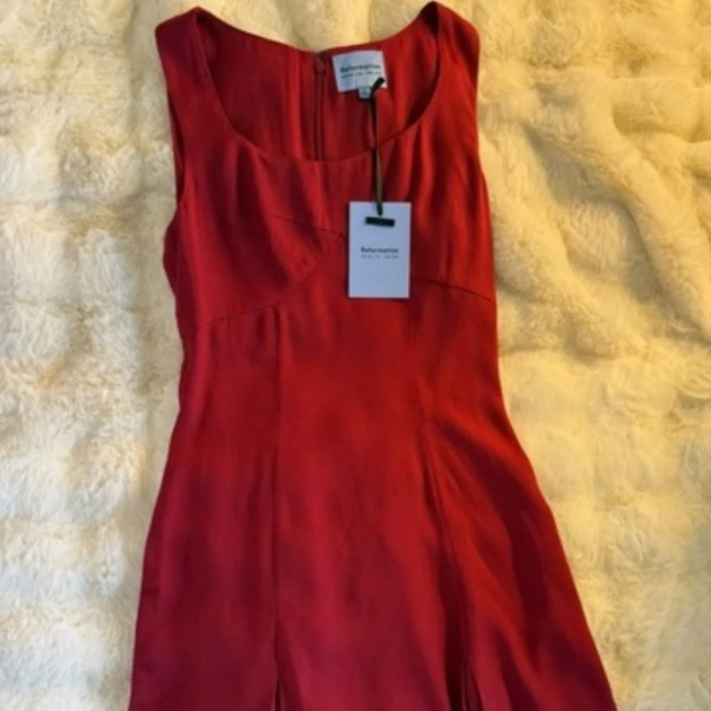 Reformation x Devon Lee Carlson Cher Dress In Rubies, brand new, never worn. - Picture 1 of 5